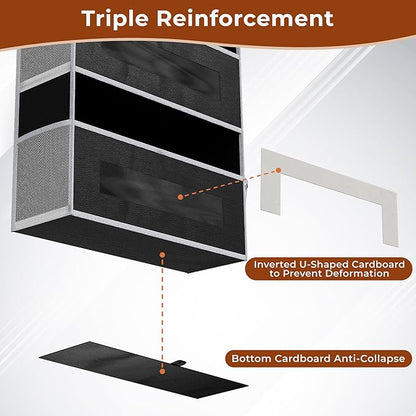 2 Packs 5-Tier Over the Door Storage Organizer