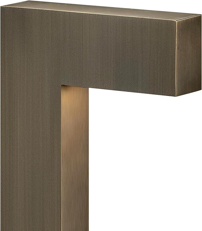 Hinkley Atlantis 1518MZ-LL Large LED Low Voltage Landscape Pathway Light - 12v, Dimmable, Solid Brass - Matte Bronze