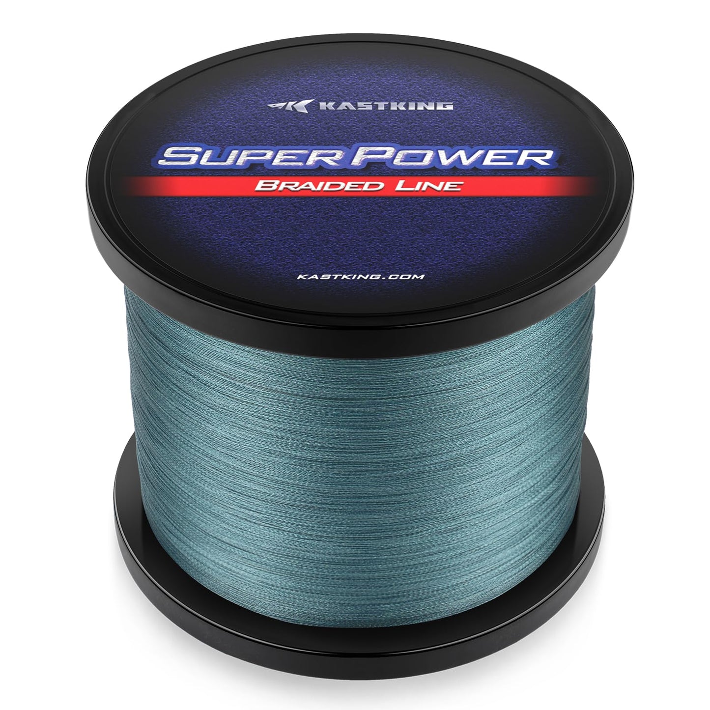 KastKing Superpower Braided Fishing Line,Low-Vis Gray,20 LB,547 Yds