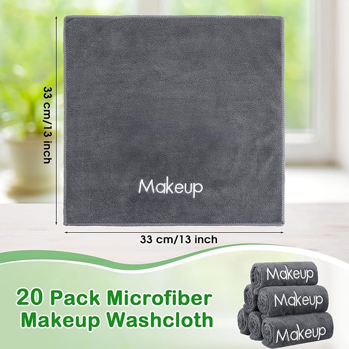 Shimeyao 20 Pack Makeup Remover Cloths, Travel Hotel