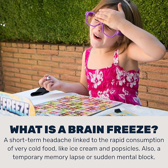 Brain Freeze™ Board Game – Fun Memory Game for Kids &amp Families Educational Toys &amp Learning Game Logic &amp Deduction Challenge Ages 5+