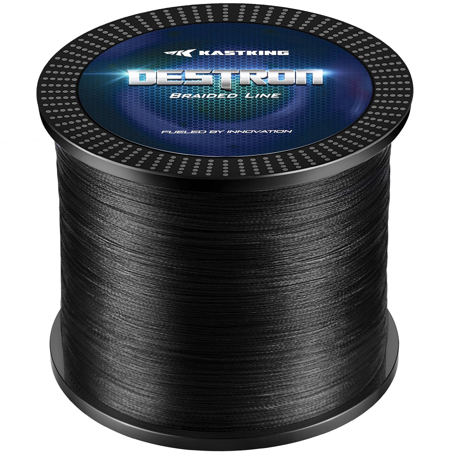 KastKing Destron Braided Fishing Line, Black, 4 Stands, 40LB, 150Yds