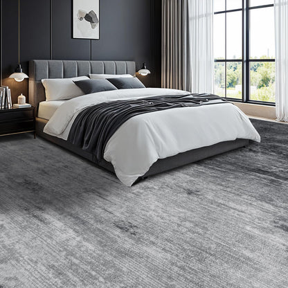 LIANLAM Washable Rug 8x10 Area Rugs for Living Room - Stain Resistant Non-Slip Backing Boho Rug for Bedroom,Durable & Ultra-Thin Vintage Large Area Rug(8x10,Gray)