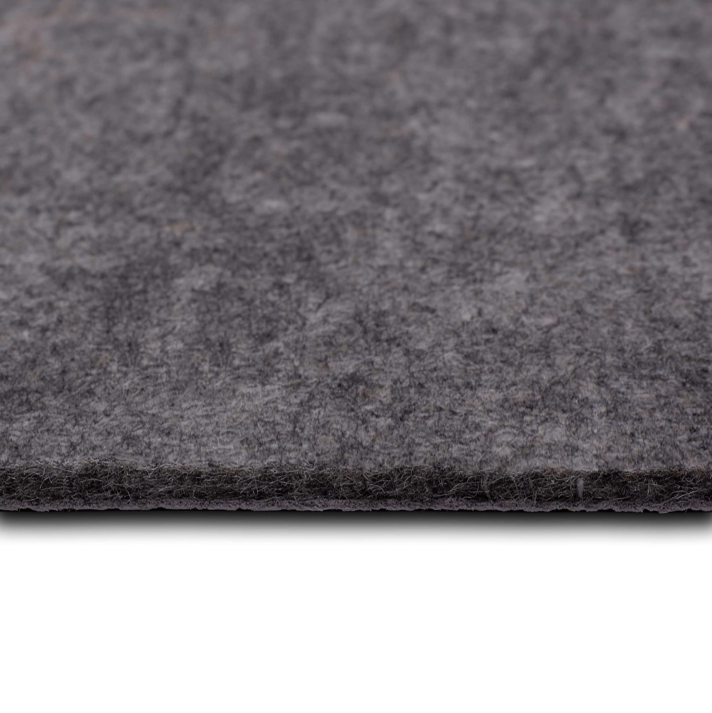 Mohawk Home 8' x 10' Premium Luxury Non Slip Rug Pad 1/4 Thick Dual Surface Felt + Rubber Gripper - Safe for All Floors, Synthetic Fiber, Grey