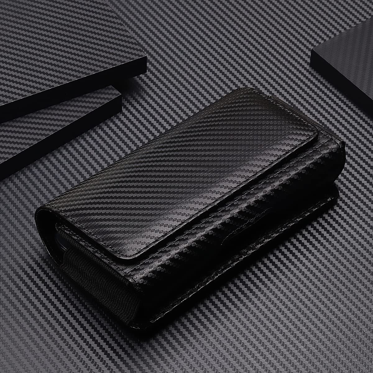 Dual Horizontal Belt Clip Holster 2 Cell Phone Pouch Case Holder for iPhone 15 Pro Max, 16 Pro Max, 14 Plus, 13 Pro Max Galaxy S25 Ultra S24 FE S23 Ultra S21+ A16 A35 A15 A54 Pixel 8 Pro 7 OnePlus 12