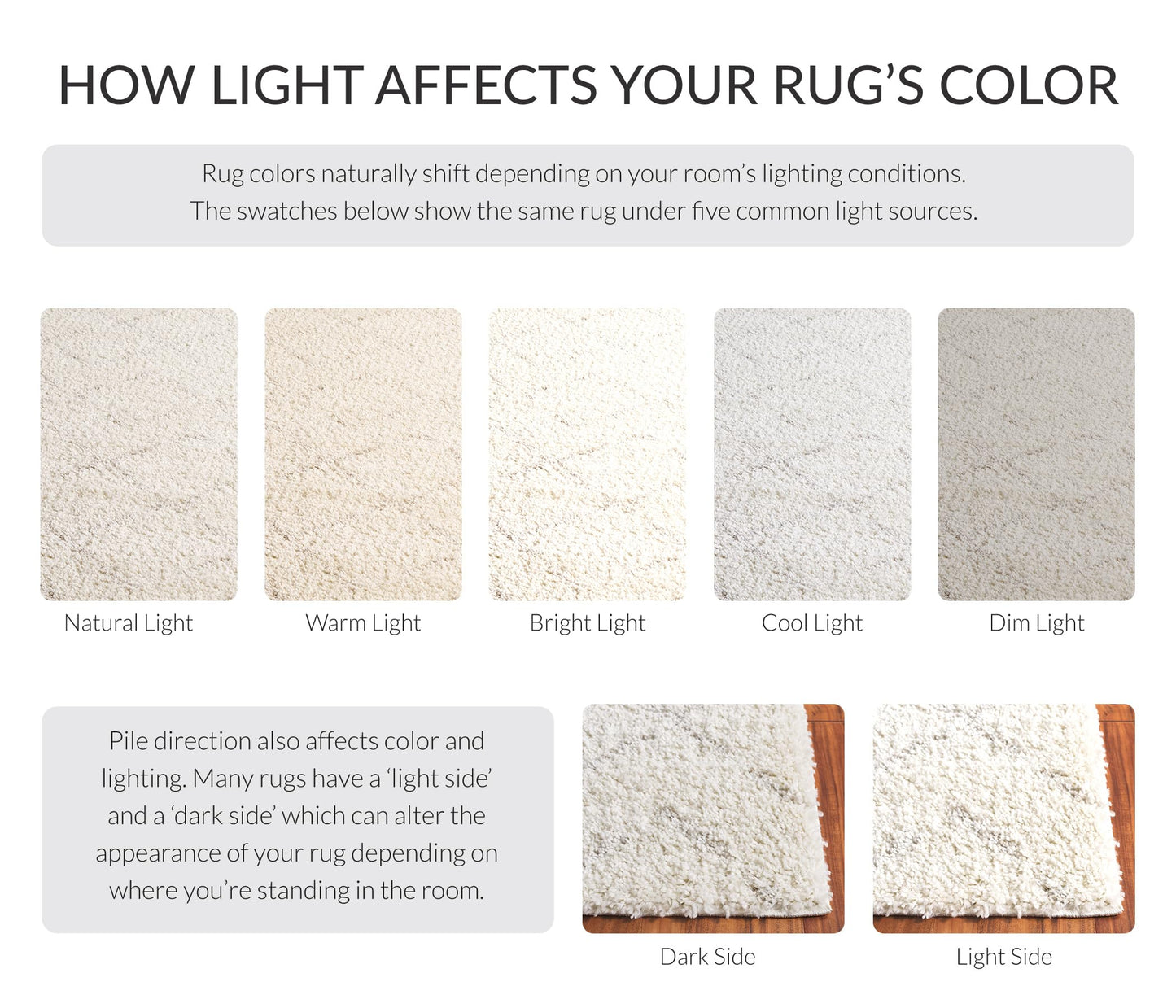 SAFAVIEH Area Rug 8x10 - Arizona Shag Collection - Large - Ivory & Beige, Moroccan Boho Design, Non-Shedding & Easy to Clean, Ideal for Living Room, Bedroom, Dining Space (ASG743A)