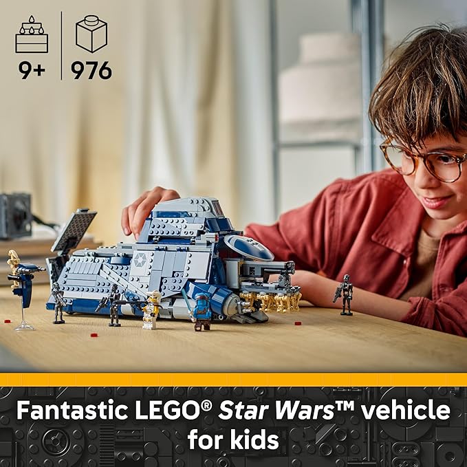 LEGO Star Wars Epic Battle Set Co-Pack - Pretend Play Building Toy for Boys &amp Girls Ages 7+ - Includes 13 Droid Figures 6 Minifigures &amp Bonus Gift - Gift for Birthdays - 66808