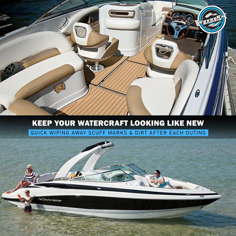 Marine Scuff & Dirt Eraser Sponges - Magic Cleaning Pads for Boats, Jet Skis & PWCs | Effortlessly Remove Deck Marks & Grease