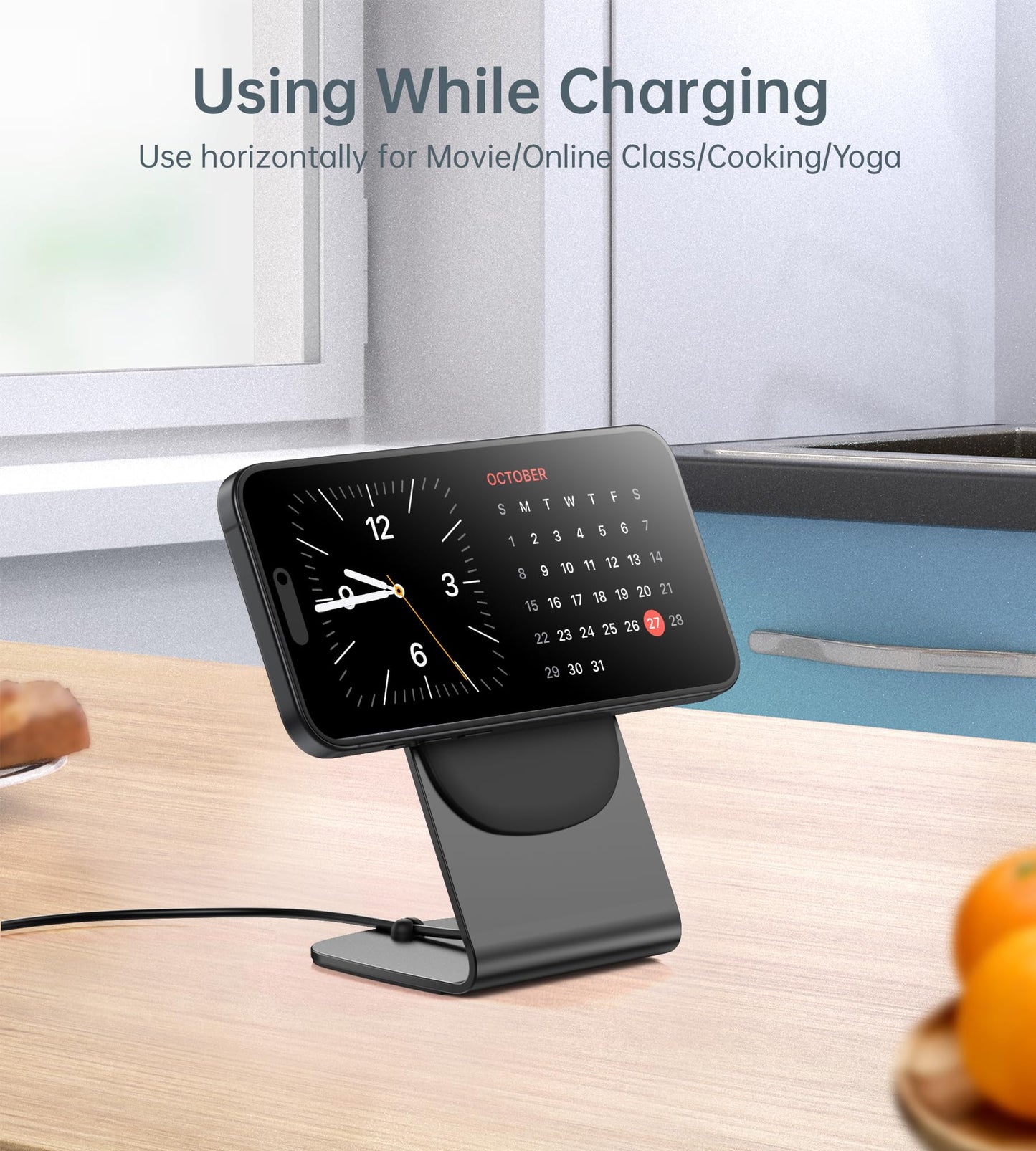 Magnetic Wireless Charger for iPhone 17/16/15/14/13/12 - Mag Charger+20W USB C Adapter, Fast Wireless Charging Stand/Pad with 5ft USB-C Cable for iPhone 17/16/15/14/13/12 Pro Max Plus Mini Air, Airpod