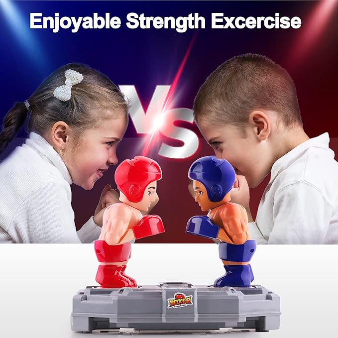 iPlay iLearn Electronic Boxing Toys RC Fighting Robots Kid Board Games Wrestling Battle Bots Interactive Punching Boxer Indoor Sports Playset Cool Birthday Gift 3 4 5 6 7 8-12 Year Old Boy Teen