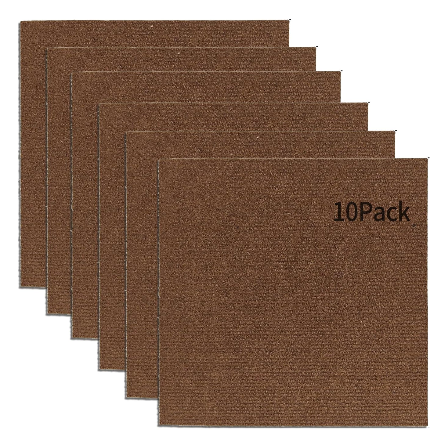 AKIVIDA Carpet Tiles Peel and Stick, 12”x 12” Non-Slip Self Adhesive Squares Carpet Floor Tile, 10Pcs DIY Reusable Waterproof Carpet for Gym Living Room Bedroom