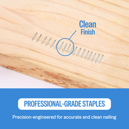 meite 71/04 22 Gauge 71 Series 3/8-Inch (9.1 mm) Crown 3/16-Inch (4 mm) Leg Length Galvanized Upholstery Staples for MT7105 Stapler (10,020 Counts)