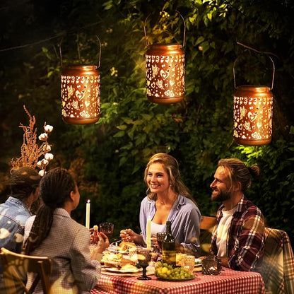 Solar Lanterns Outdoor, Love Mom Lantern Garden Decor Waterproof Decor Light Hanging Solar Lights Yard Decor, Gifts for Women, Gifts for Mom, Gifts for Grandma