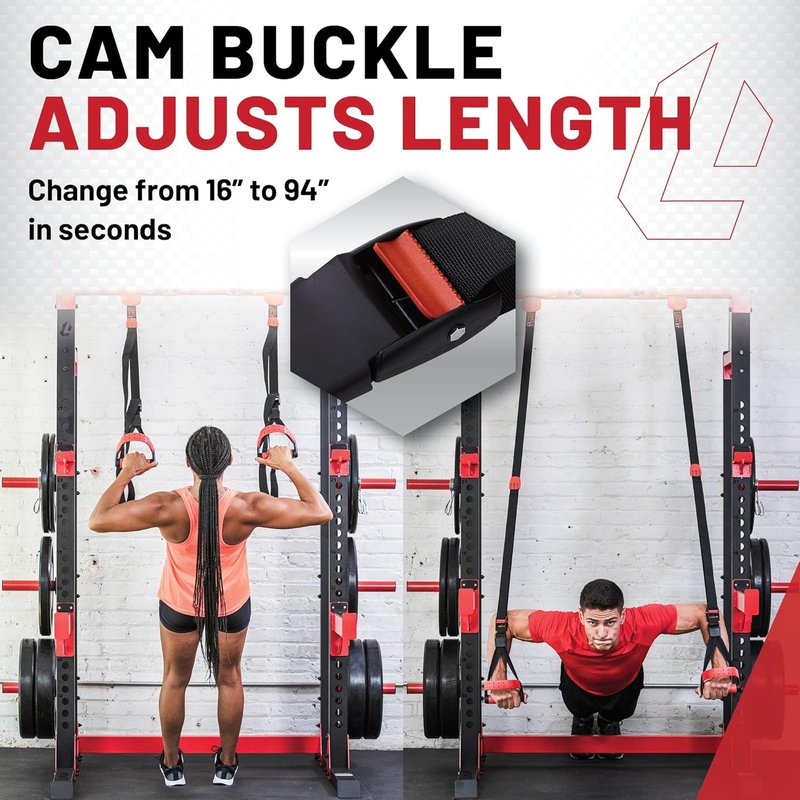 Lifeline Jungle Gym XT Suspension Trainer | Full-Body Workout System for Home Gym, Lightweight & Portable