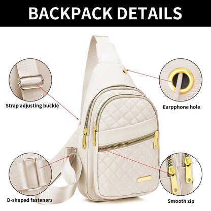 Small Sling Bag For Women Men Casual Crossbody Sling Backpack