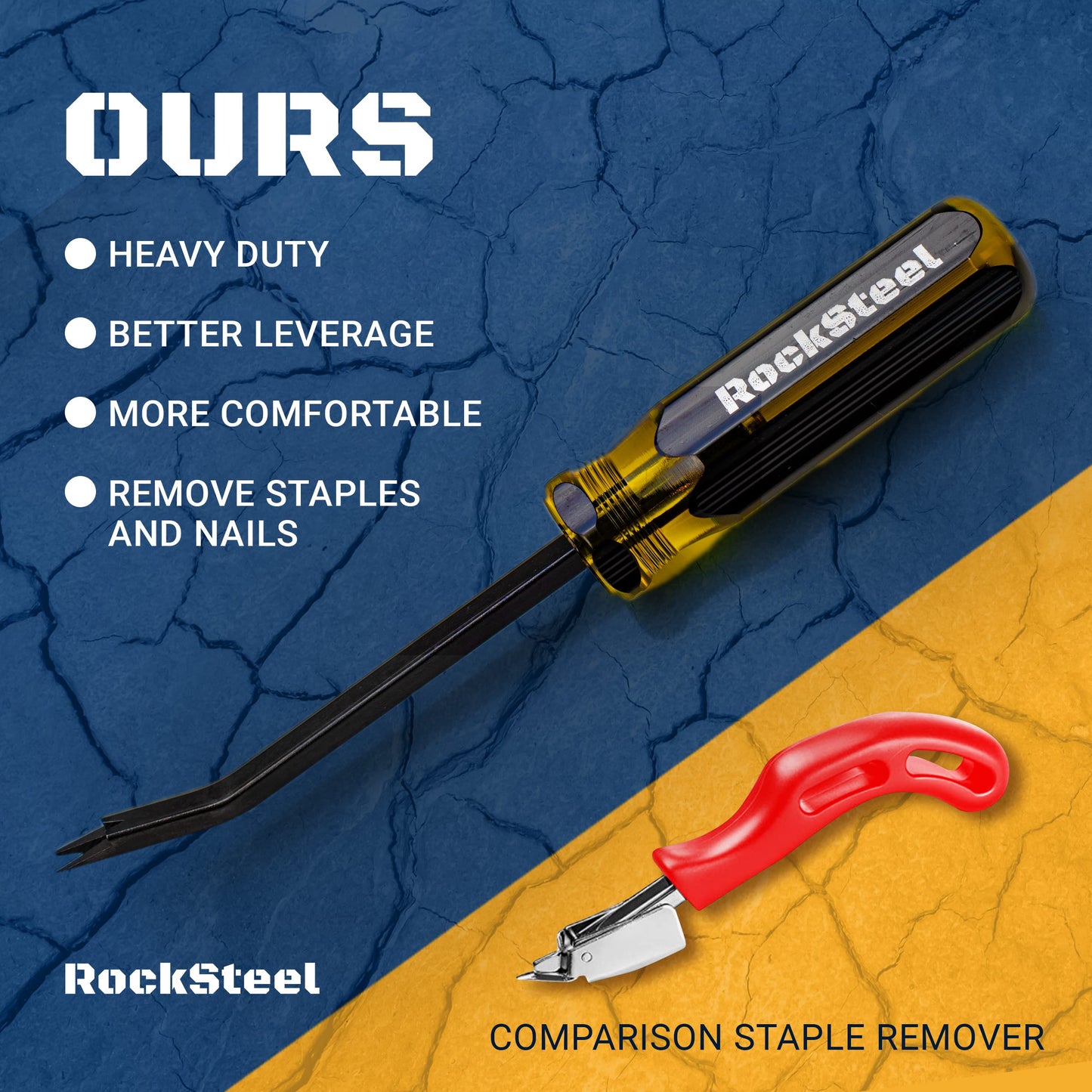 Upholstery Staple Remover | Heavy Duty Staple Remover Tool, Staple Puller Remover, Upholstery Tools Staple Remover Tack Puller tool, Carpet Staple Remover Tool