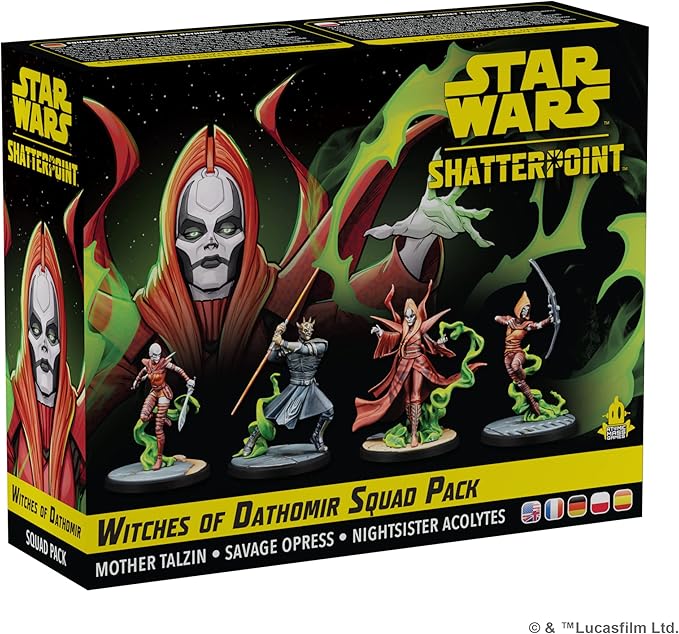 Star Wars Shatterpoint Witches of Dathomir SQUAD PACK - Tabletop Miniatures Game Strategy Game for Kids and Adults Ages 14+ 2 Players 90 Minute Playtime Made by Atomic Mass Games