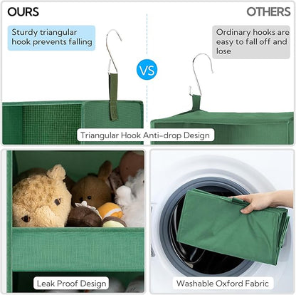 GRANNY SAYS 3-Shelf Closet Organizers and Storage, Foldable Hanging Closet