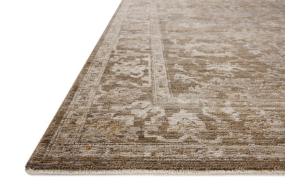 Loloi Magnolia Home by Joanna Gaines Pace Collection PAC-01 Bark/Natural 5'-3" x 5'-3" Round Area Rug