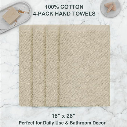 VOOVA & MOVAS Taupe Hand Towels