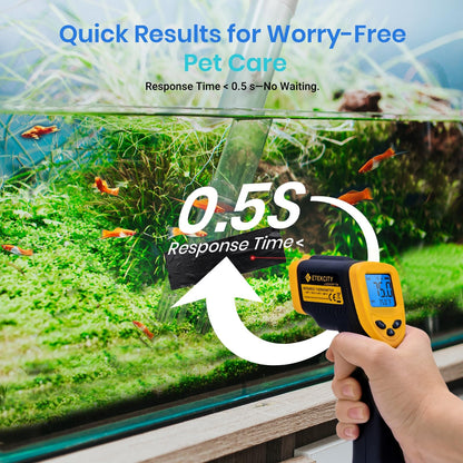 Etekcity Infrared Thermometer Temperature Gun 1080, -58°F to 1130°F for Meat Food Pizza Oven Griddle Accessories, Heat Gun for Cooking, Kitchen, Fridge, Reptile,BBQ
