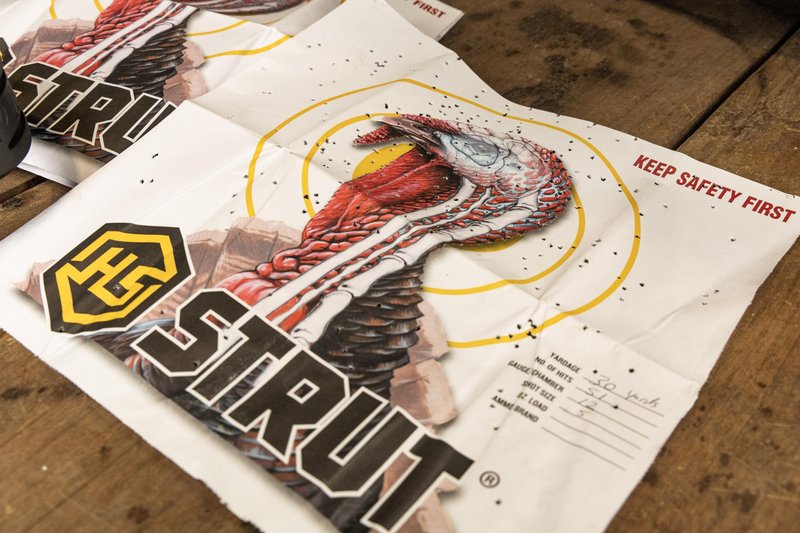 Hunters Specialties Full Size Paper Shooting Practice Turkey Targets - 11 inch x11 inch - 12 Pack