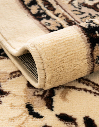 Unique Loom Sialk Hill Collection Area Rug - Washington (9' 10" x 14' 1" Rectangle, Ivory/ Beige)