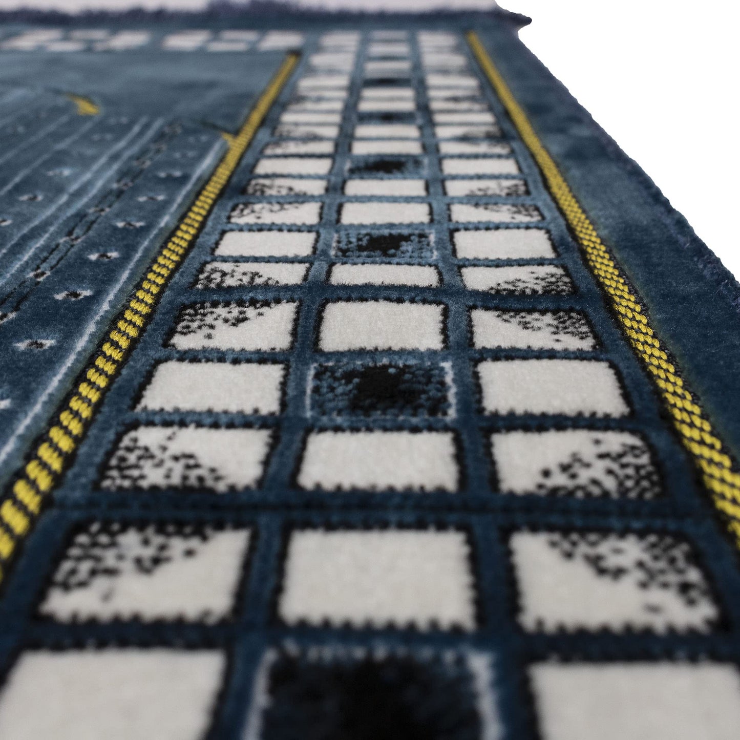 Modefa Prayer Mat - Thin Lightweight Velvet Turkish Muslim Prayer Rug - Prayer Rug Islam Men - Islamic Prayer Rug Sajjadah Prayer Mats Namaz Mat for Salah Islamic Gift Car Hanger - Vined Arch (Blue)