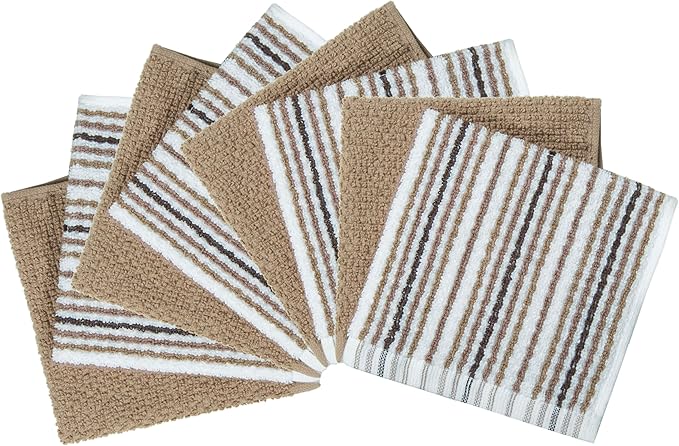 Bumble Premium Dish Cloths Towel 12"x12" | 100% Natural Ring Spun Cotton Tea
