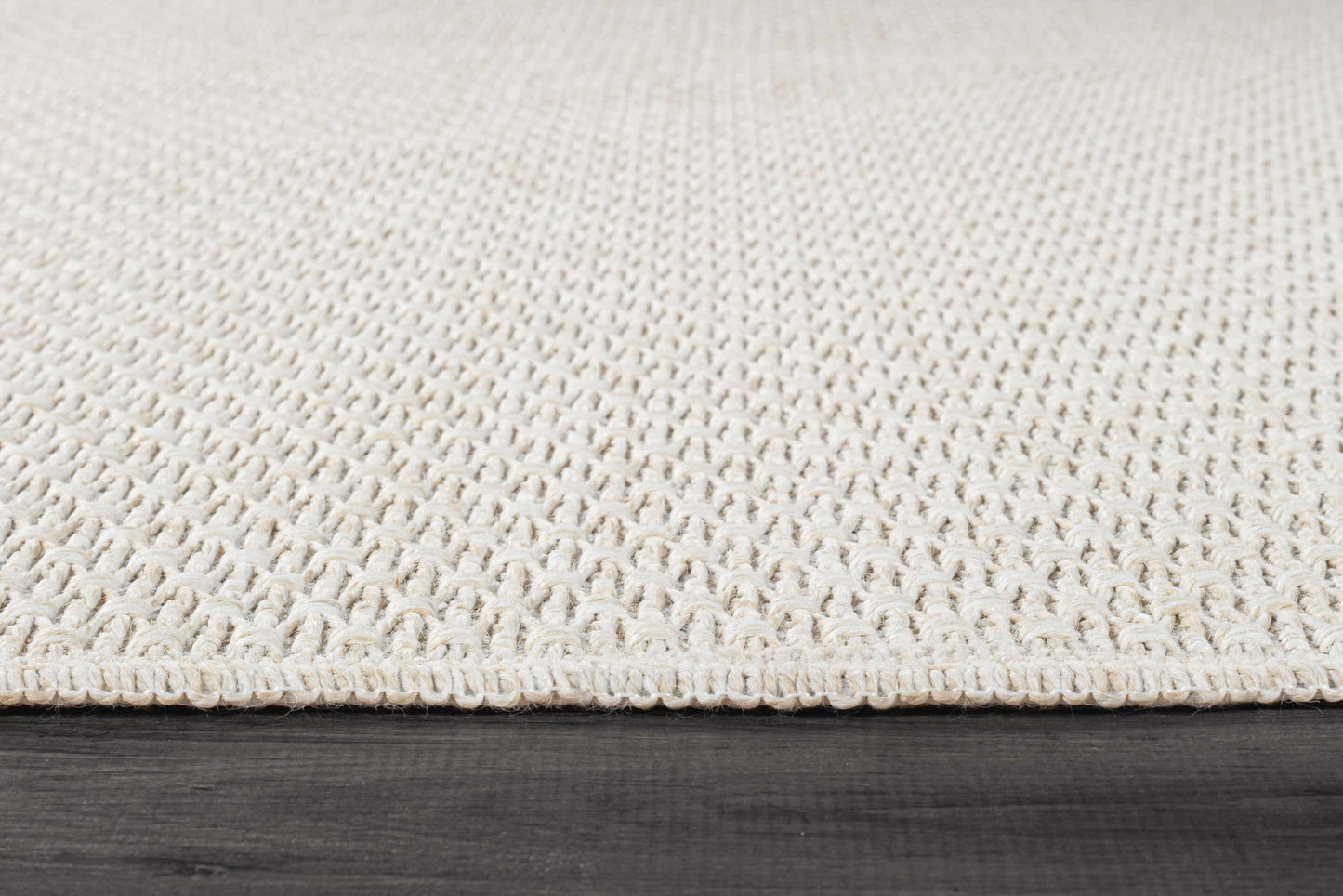 Easy Jute Rug 4x6 Indoor Outdoor Natural Rugs Solid Fiber Rug Woven Area Rug Boho Easy Clean Inside Carpet for Living Room Bedroom Dining Room Hallway or Outdoor Patio Porch (4 X 6 Bone)