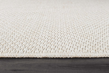 Easy Jute Rug 4x6 Indoor Outdoor Natural Rugs Solid Fiber Rug Woven Area Rug Boho Easy Clean Inside Carpet for Living Room Bedroom Dining Room Hallway or Outdoor Patio Porch (4 X 6 Bone)