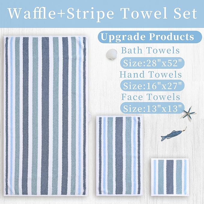 Striped Bath Towels