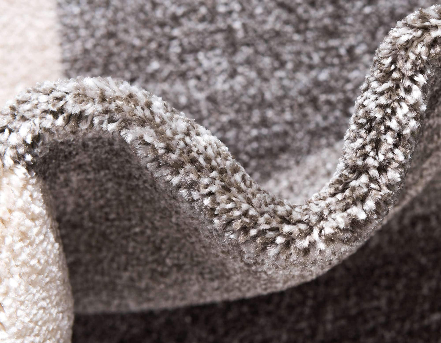 Unique Loom Del Mar Collection Area Rug - Maria (9' x 12' 2" Rectangle, Gray/ Ivory)