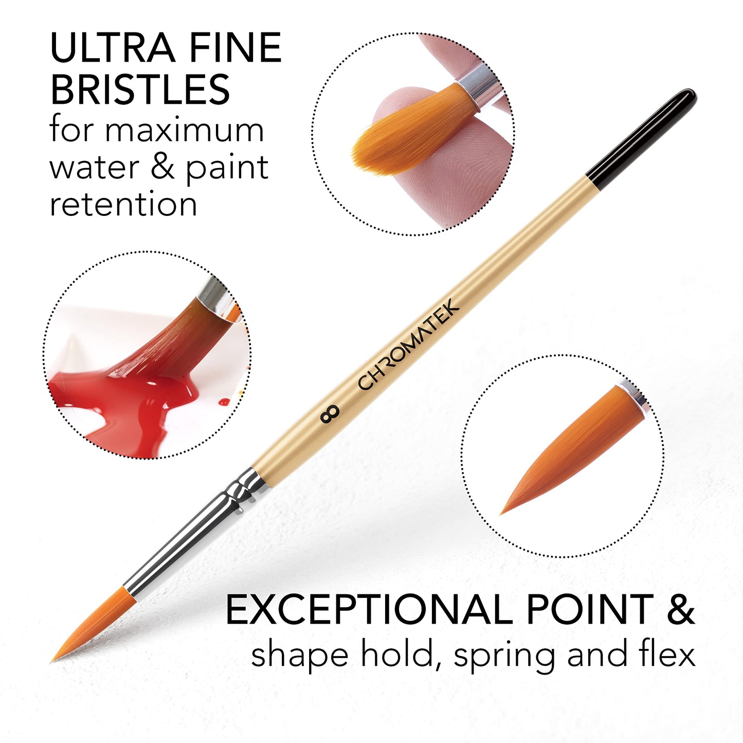 CHROMATEK Watercolor Paint Set - 62 Piece Kit for Adults, Beginner & Professional Artists - 26 Tubes (12ml), 25 Pages Sketch Pad, 8 Painting Brushes, Aquapen, Palette, Masking Tape - Art Supplies
