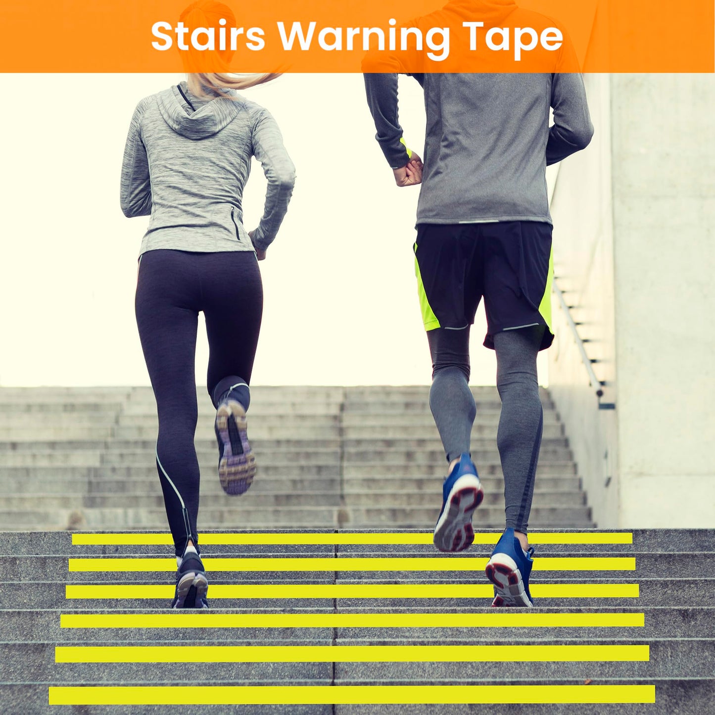 TAPEBEAR Floor Tape Yellow Vinyl Tape 2" x 36 yds, Floor Caution Marking Dance Splicing Tape Safety Warning Stripe Abrasion-Proof Waterproof for Gym, Warehouse, Traffic Signage, Color Coding