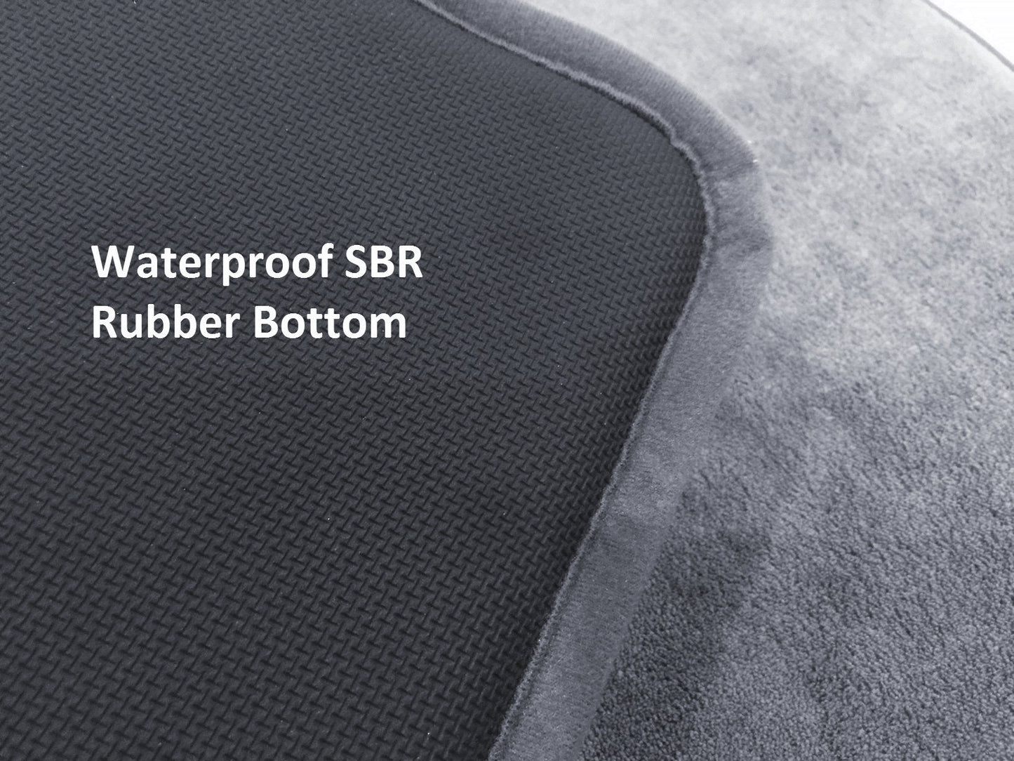 Dogbed4less Luxury Extra Large Gel-Infused Memory Foam Dog Bed Mat Pillow Topper, Fit XL 48"X30" Crate, Waterproof Non Slip Bottom, Grey