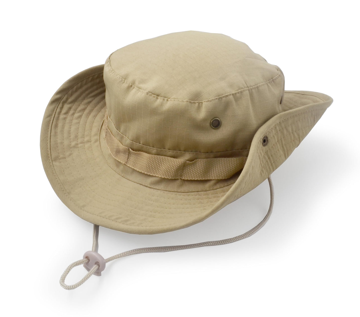 Outdoor Wide Brim Sun Protect Hat, Classic US Combat Army Style Bush Jungle Sun Cap for Fishing Hunting Camping Khaki 6