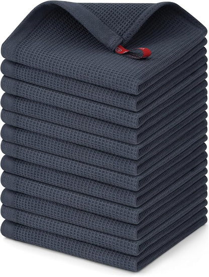 Homaxy 100% Cotton Waffle Weave Dish Cloths