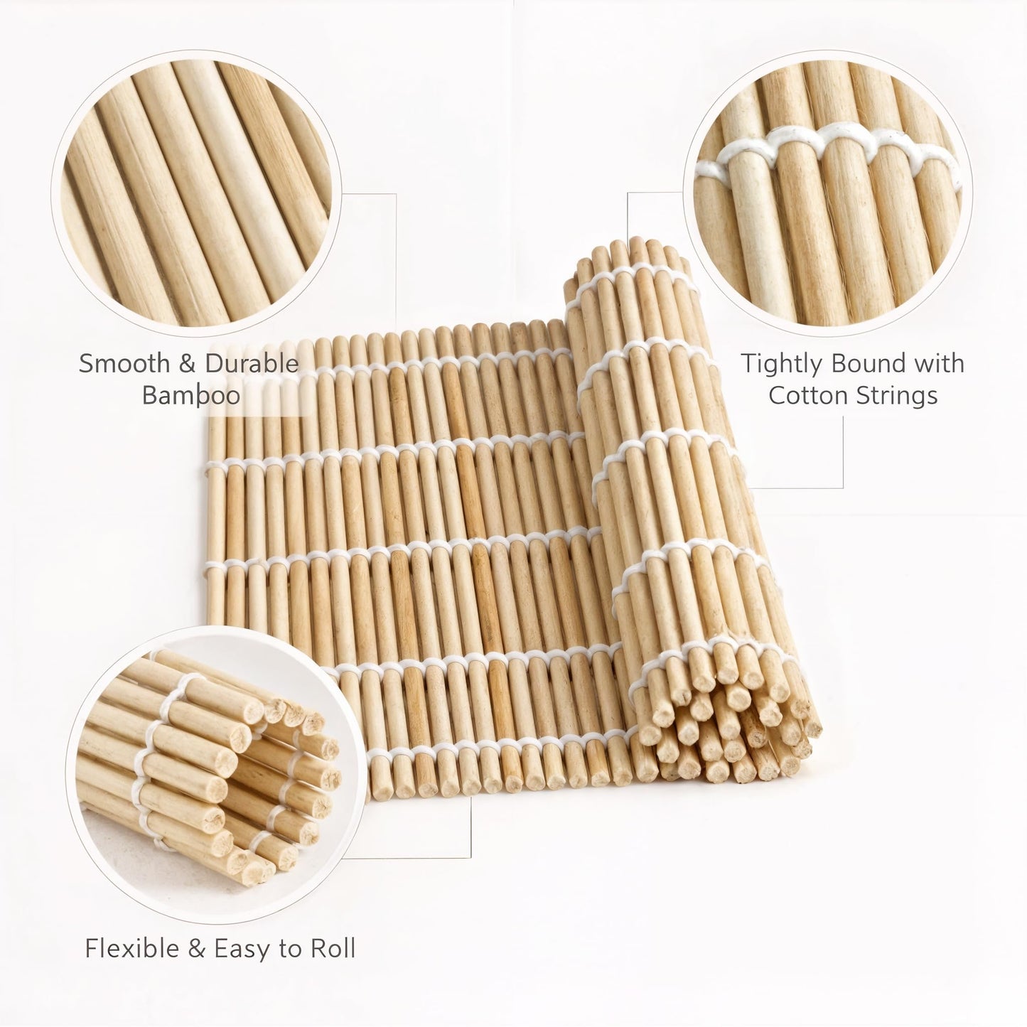 Bamboo Sushi Rolling Mat