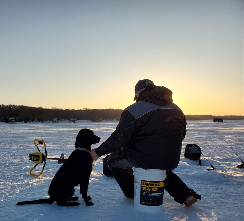 Frabill Sit-N-Fish | Insulated Bait Bucket with Convenient Padded Cushioned Lid for Comfortable Seating Option