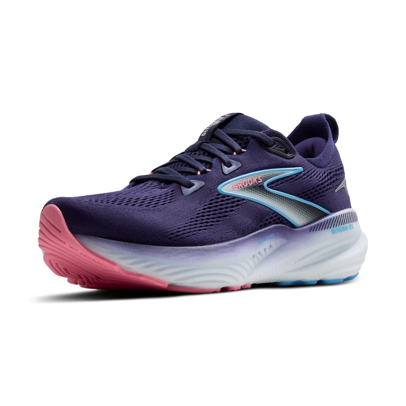 Brooks Women’s Glycerin GTS 22 Supportive Running Shoe - Blue Ribbon/Peacoat/Dianthus - 6 Medium