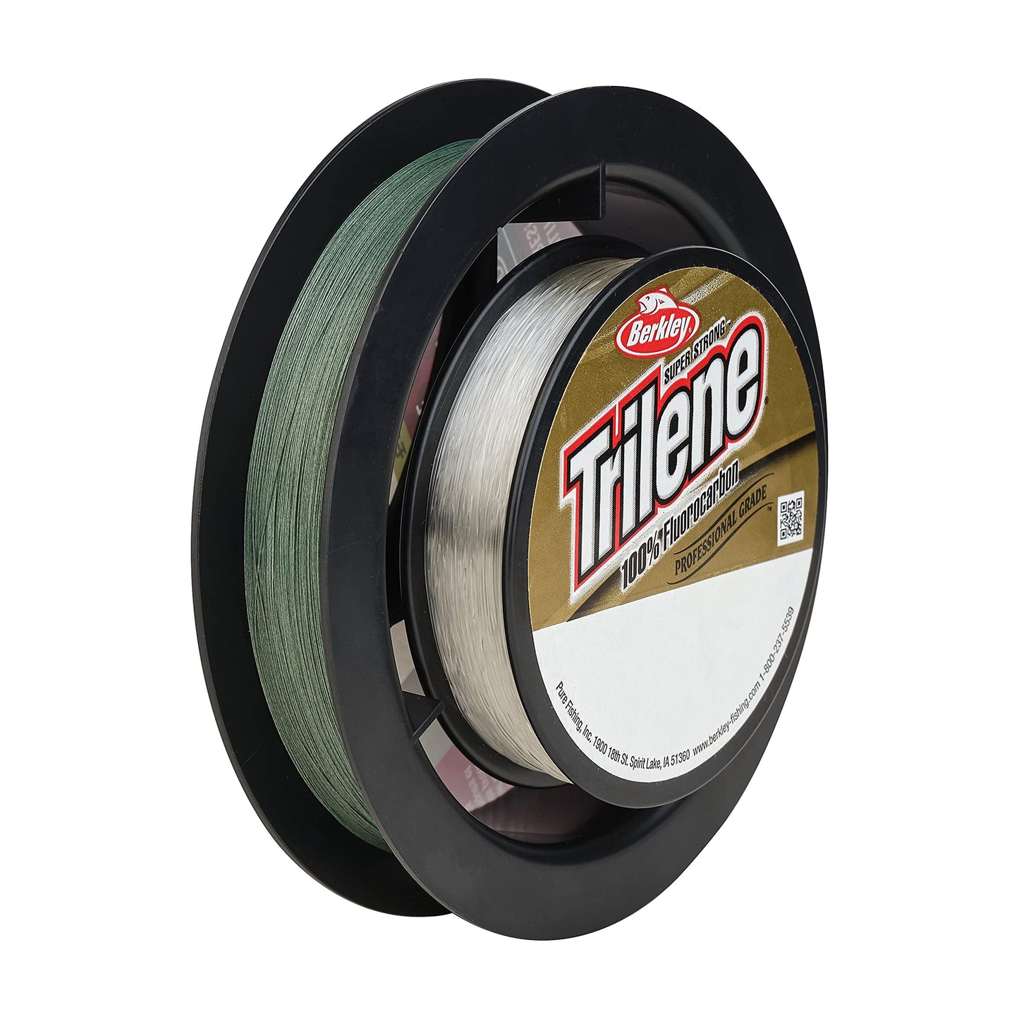 Berkley FireLine® Superline, Moss Green/Clear, 10lb | 4.5kg, 125yd | 114m Fishing Line, Suitable for Freshwater Environments