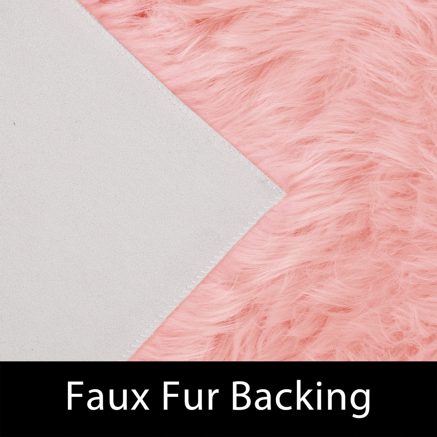 Latepis Pink Rugs for Living Room Area Rug 6x9 Faux Sheepskin Fur Rug for Bedroom Entertainment Room Sofa Floor Fuzzy Rug Shag Rug for Girls Room Luxury Home Decor