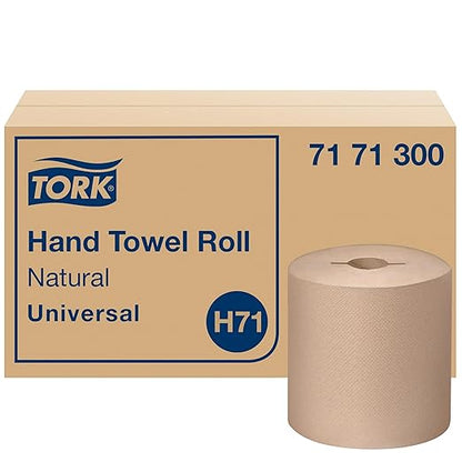 Tork Hand Towel Roll, 100% Recycled, 6 Rolls x 800 ft
