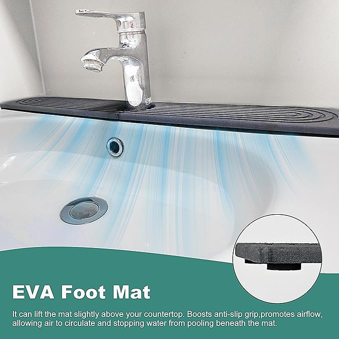 Stone Faucet Mat For Kitchen Sink