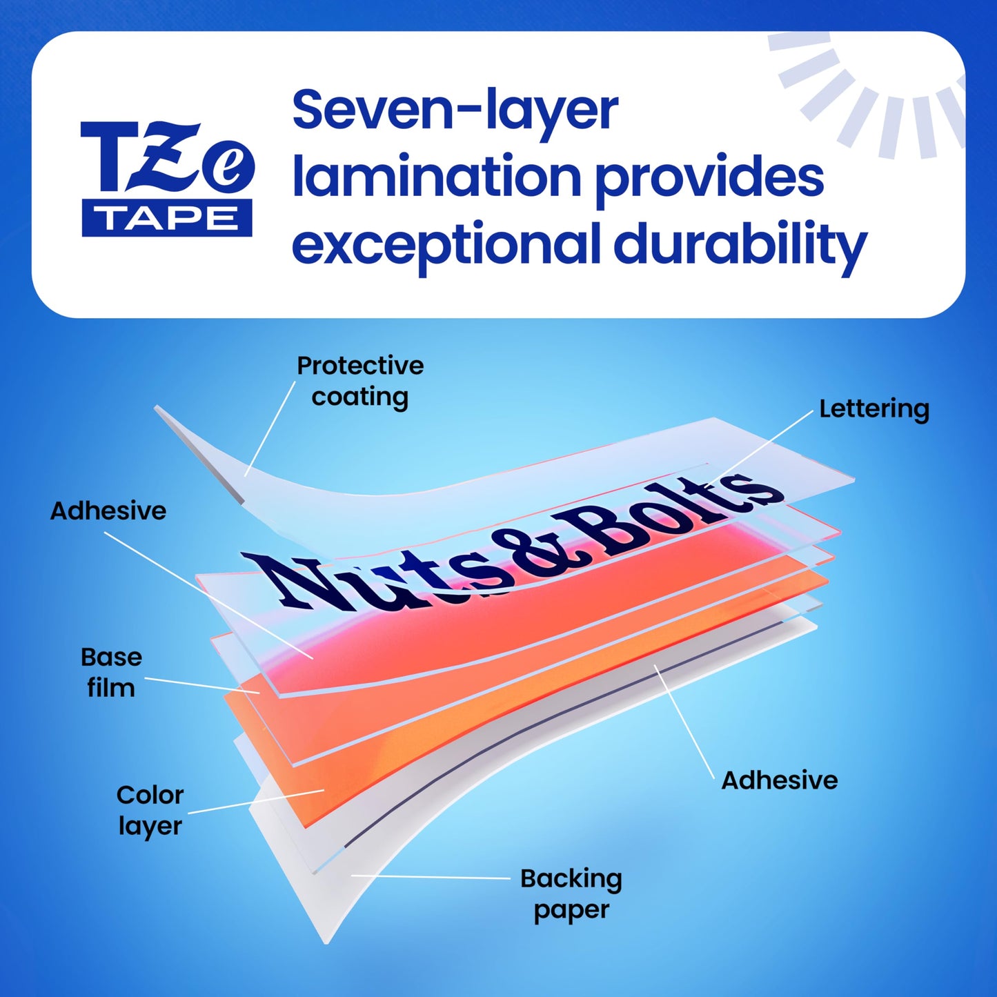 Brother Genuine TZe231-1/2 2PK Black Print on White Label Tape. Each: 0.47 in x 26.2 ft (12 mm x 8 m) Total: 0.47 in x 52.4 ft (12 mm x 16 m)