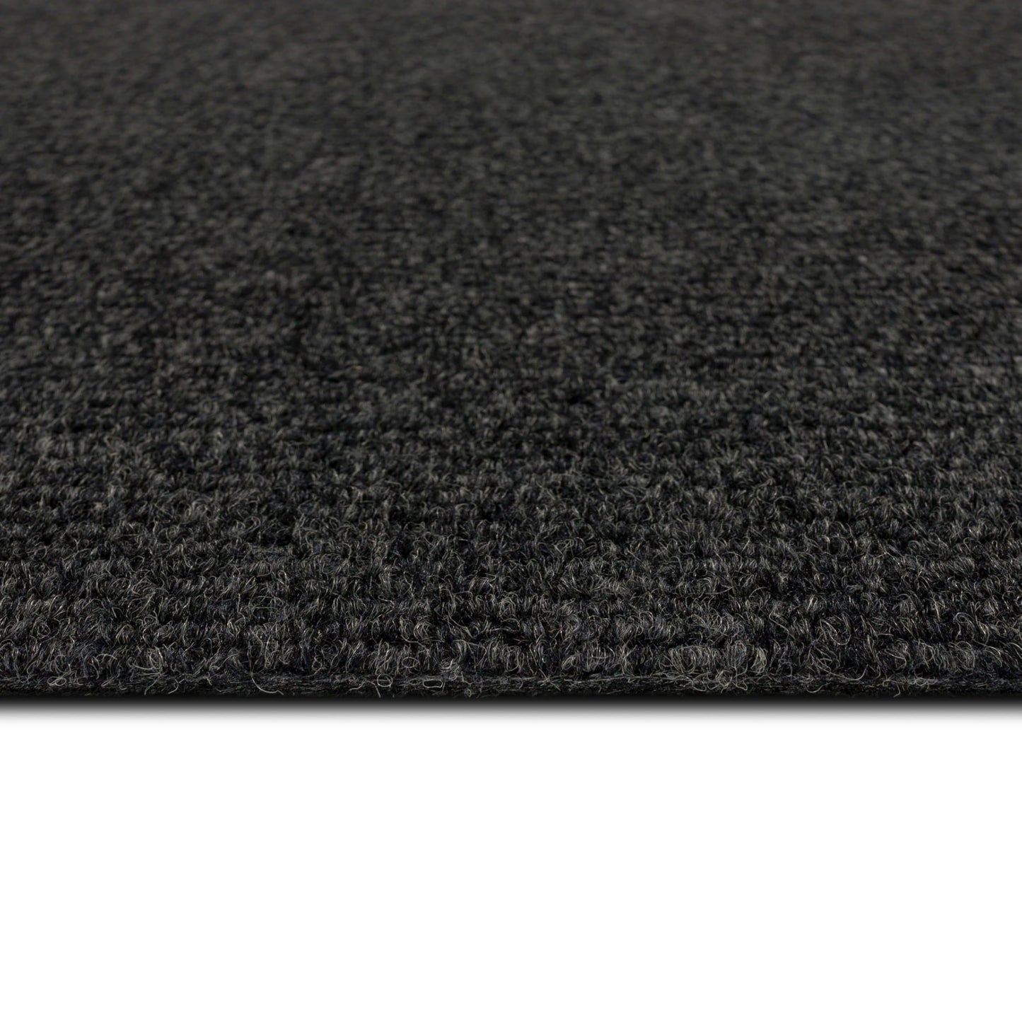 Mohawk Home Peel and Stick Carpet Tiles 18x18 Inch Indoor Outdoor Polyester, Stain Resistant, Easy DIY Install (10 Tiles, 22.5 Sq Ft,Black Rib)