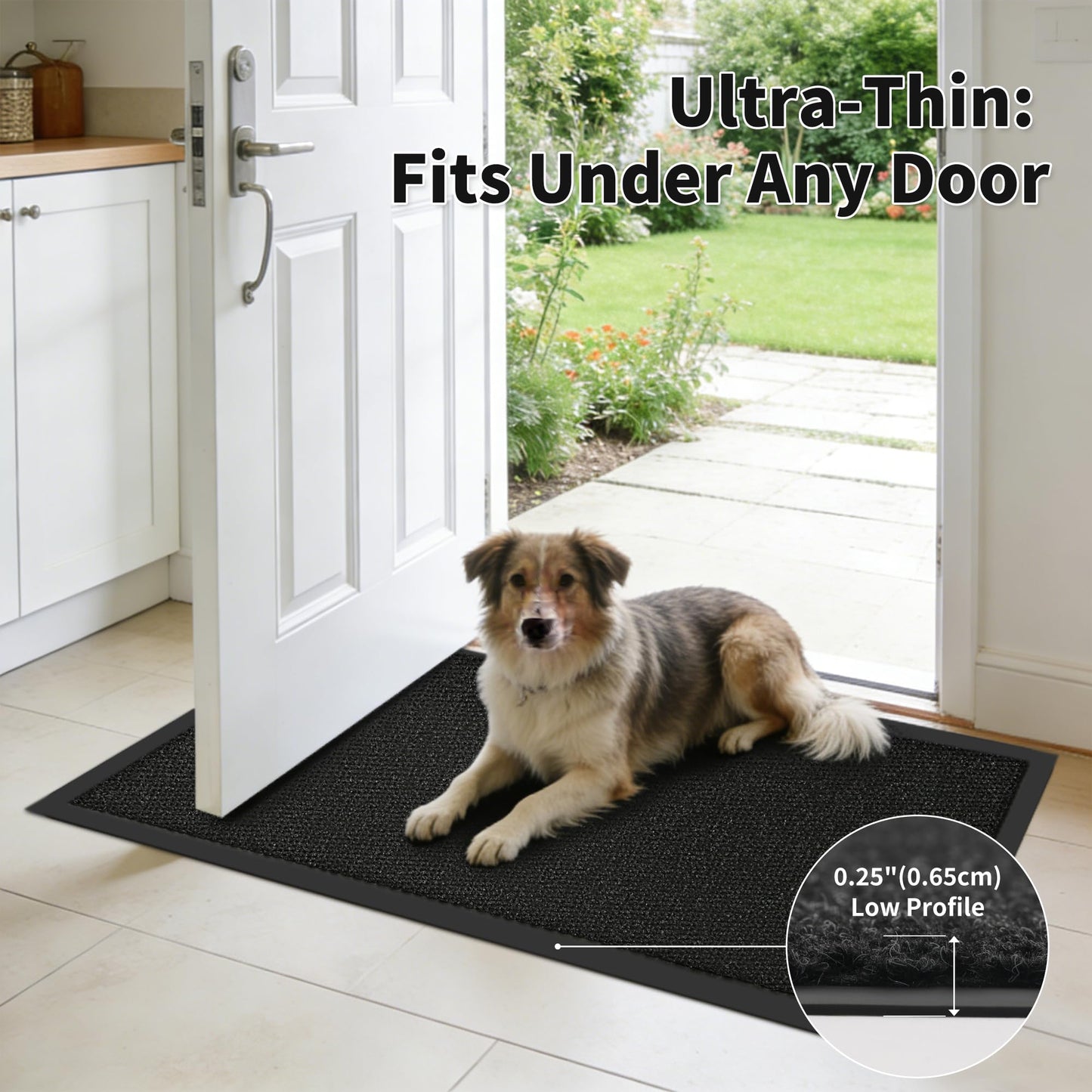 48"x72" Commercial Door Mat for Indoor Outdoor Entryways, Large Heavy Duty Industrial Floor Mat for High Traffic Areas,Non-Slip Rubber Backing