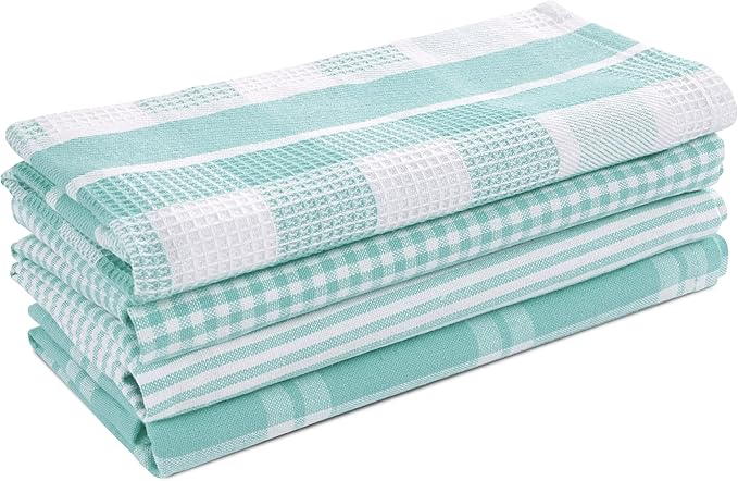 LANE LINEN 100% Cotton Kitchen Dish Cloths, Ultra Soft Absorbent Quick Drying