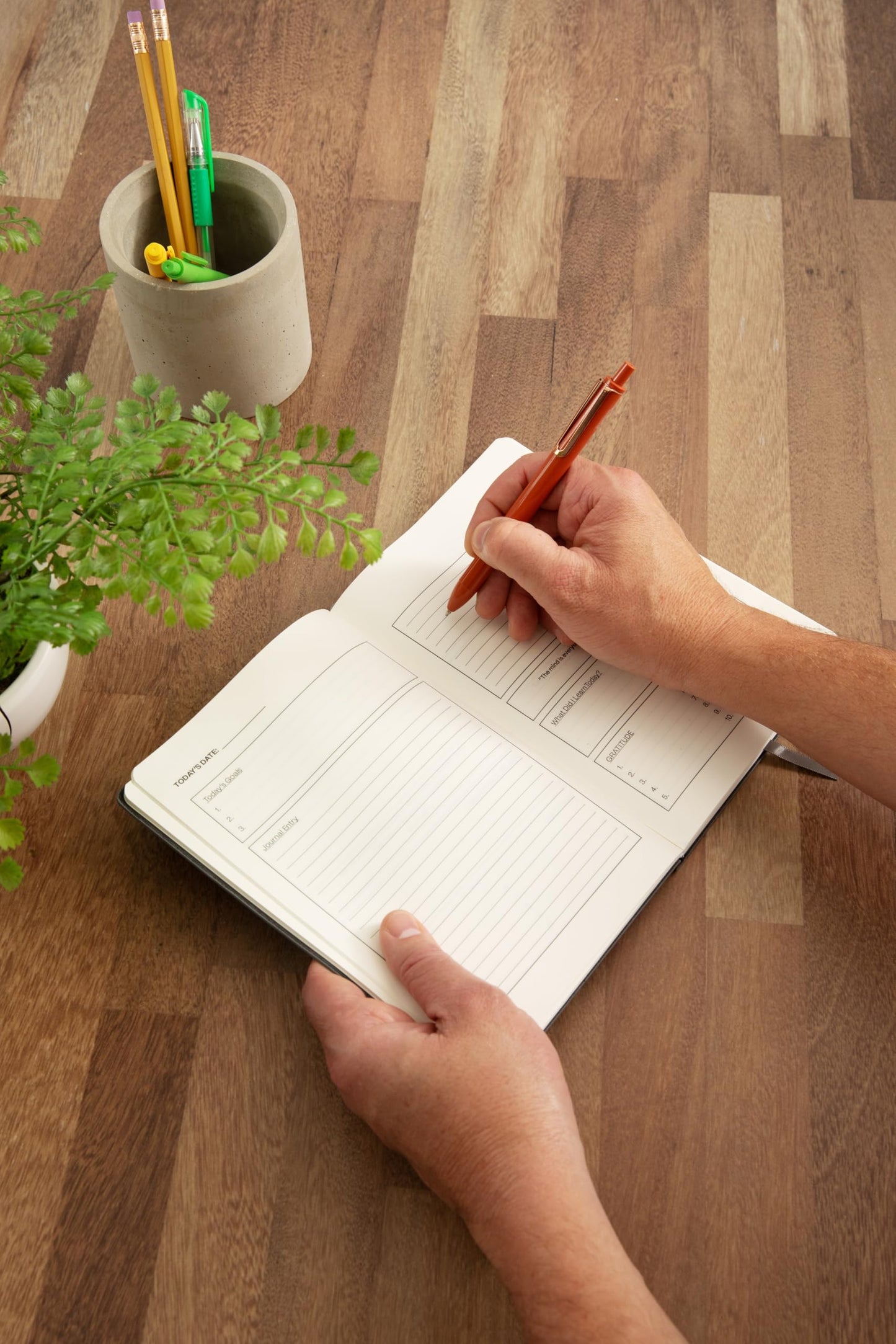 Brike Wellness Journal for Men & Women – Premium Vegan Leather 184 Pages Guided Journal with Daily Prompts for Graditude, Mental Wellness, Reflection, Goal-Setting, Mindfulness, and Motivation for Growth